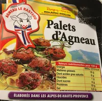 Palets d'agneau