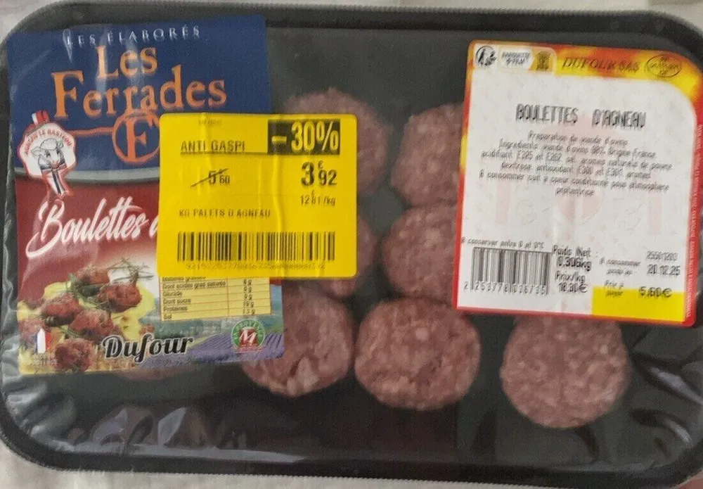 boulettes d’agneau
