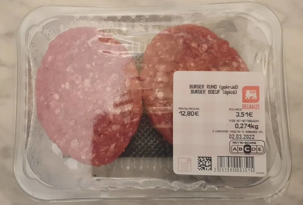Burger boeuf