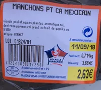 Manchons pt ca mexicain