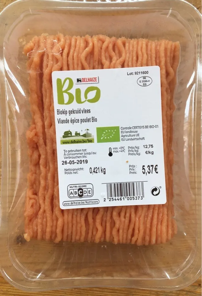 Viande épice poulet Bio
