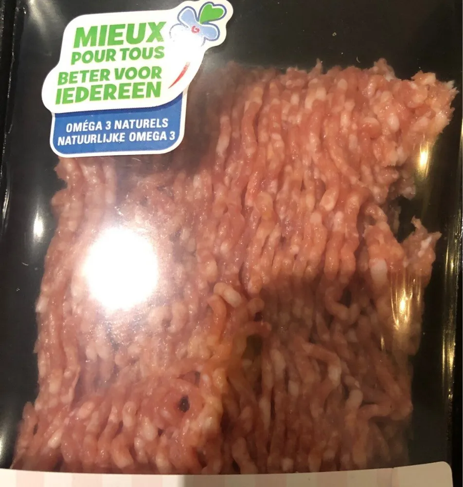 Haché porc veau épicé