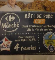 Rôti de porc cuit