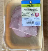 Rôti de porc cuit