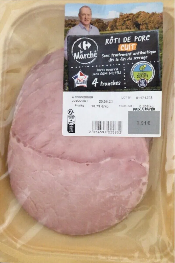 Roti de porc cuit