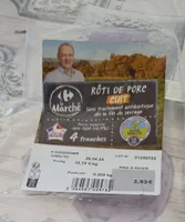 Rôti de porc cuit