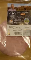 Rôti de porc cuit