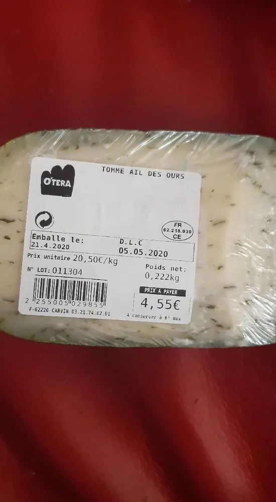 Tomme ail des ours