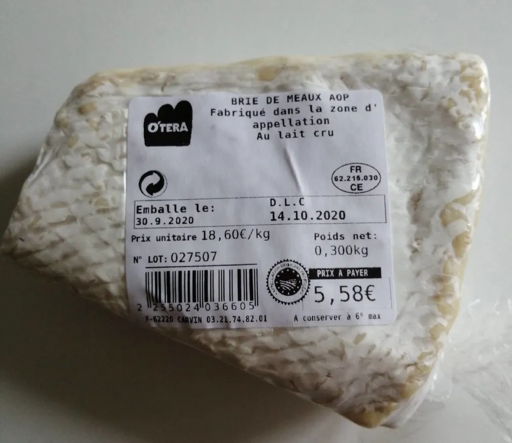 Brie de meaux AOP