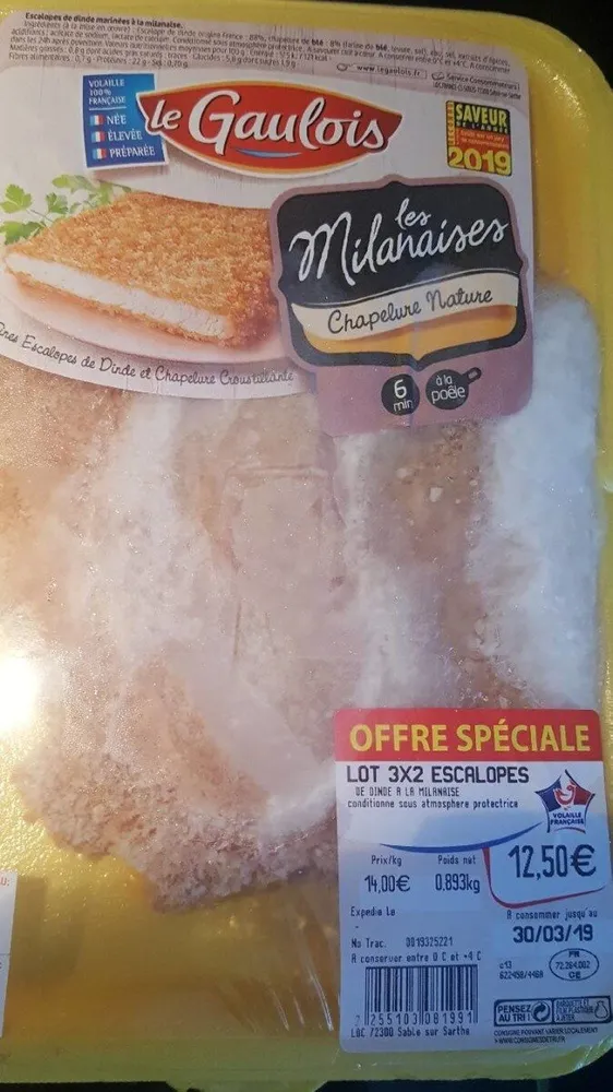 Escalope milanaise