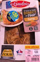 Cuisse de poulet au four curry