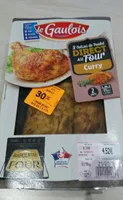 Cuisse  de poulet au four curry