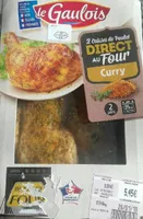 2 cuisses de poulet direct au four curry