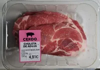 Chuleta de aguja de cerdo