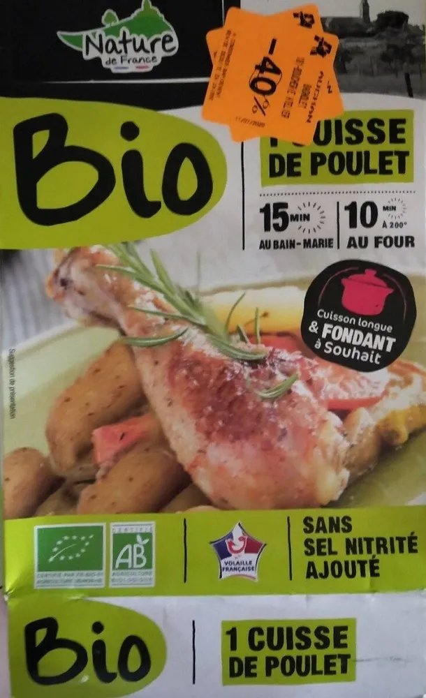 Cuisse de poulet bio