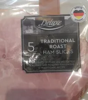 Deluxe traditional roast ham slices