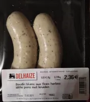 Boudin blanc aux fines herbes