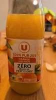 Jus d’orange sans pulpes