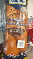 Brioche tressée à la main