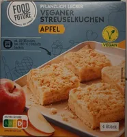 Veganer Streuselkuchen - Apfel