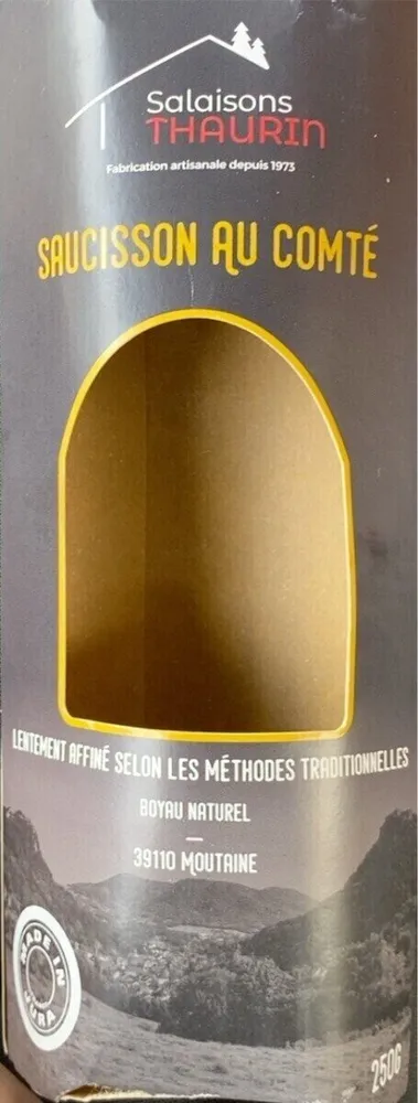 Saucisson au comté