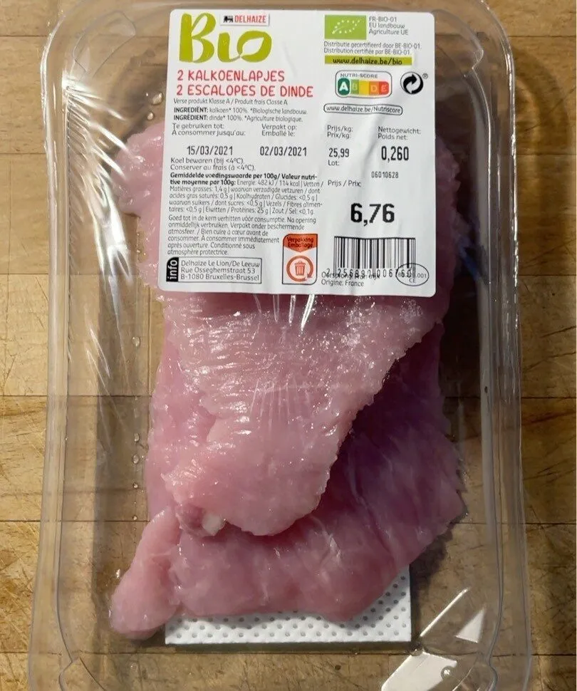 Escalopes de dinde