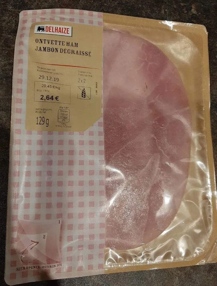 Jambon dégraissé