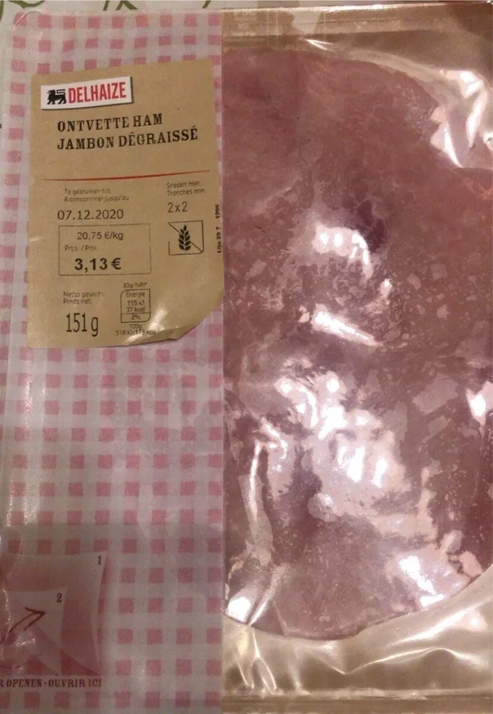 Jambon dregraisse