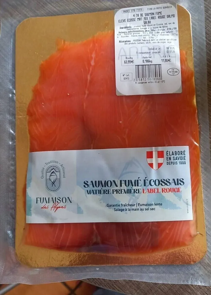 Saumon fumé d'Ecosse