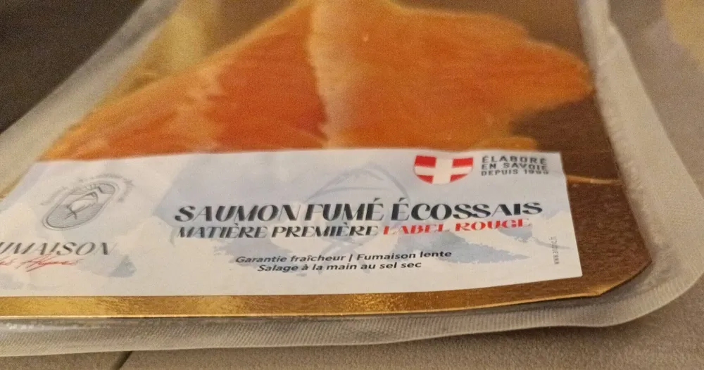 Saumon fumé label rouge Ecosse