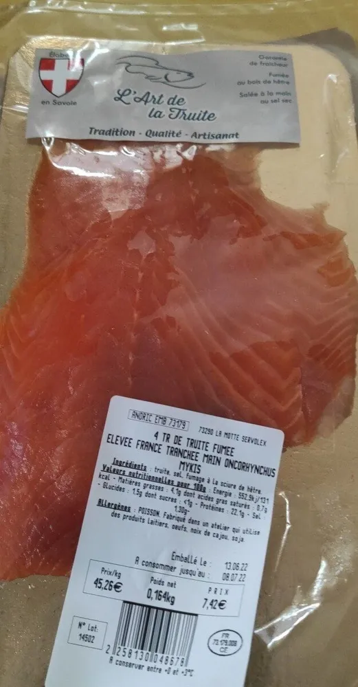 Truite fumée