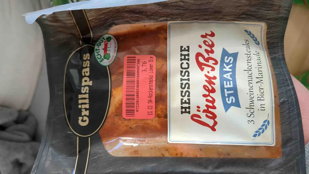 Hessische Löwen-Bier Steaks