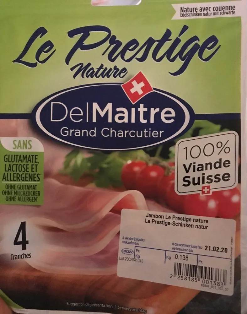 DelMaitre Jambon cuit