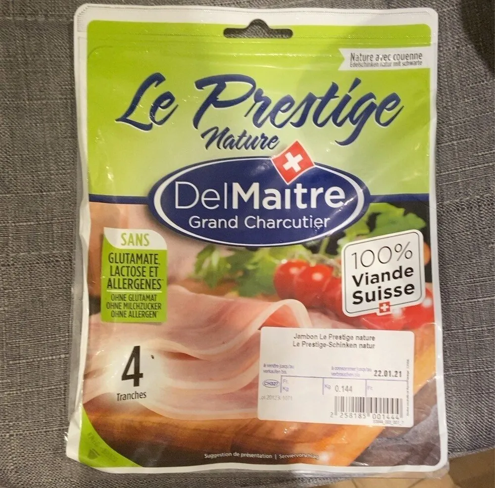 Jambon le prestige nature