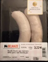 Boudins blanc aux marrons