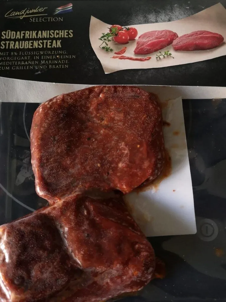 Südafrikanischen Strausensteak