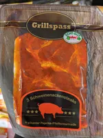 Schweinenackensteaks in pikanter Paprika-/Pfeffermarinade