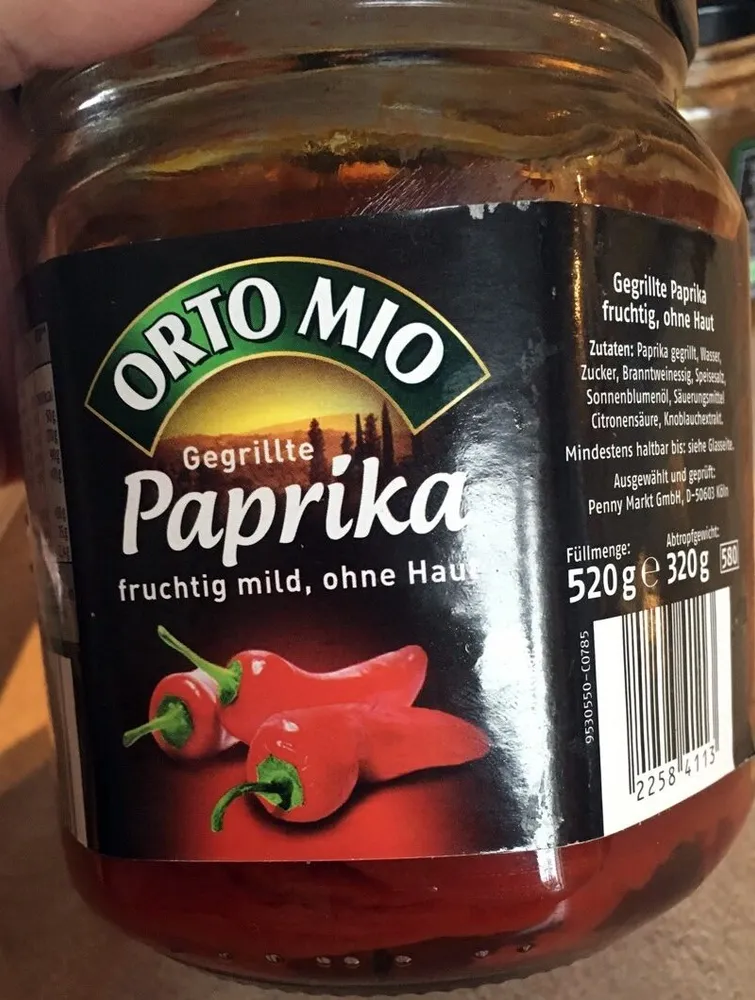 Gegrillte Paprika