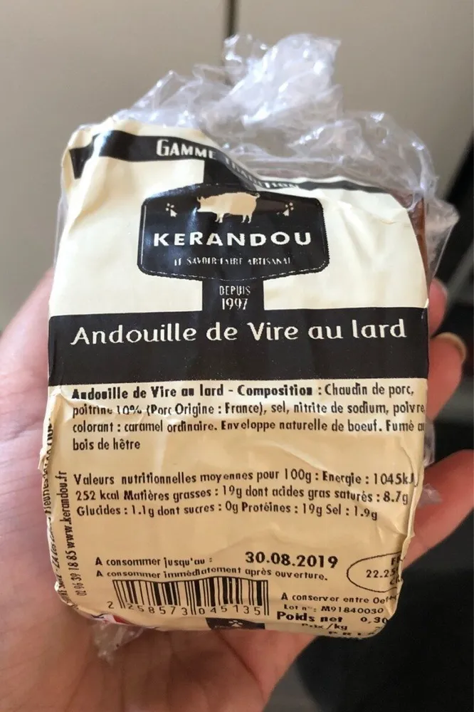 Andouille de Vire au lard