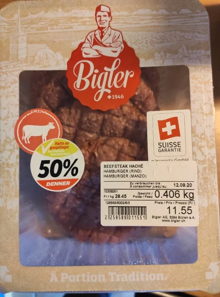 Beefsteak haché