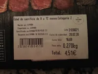 Entrecot de ternera