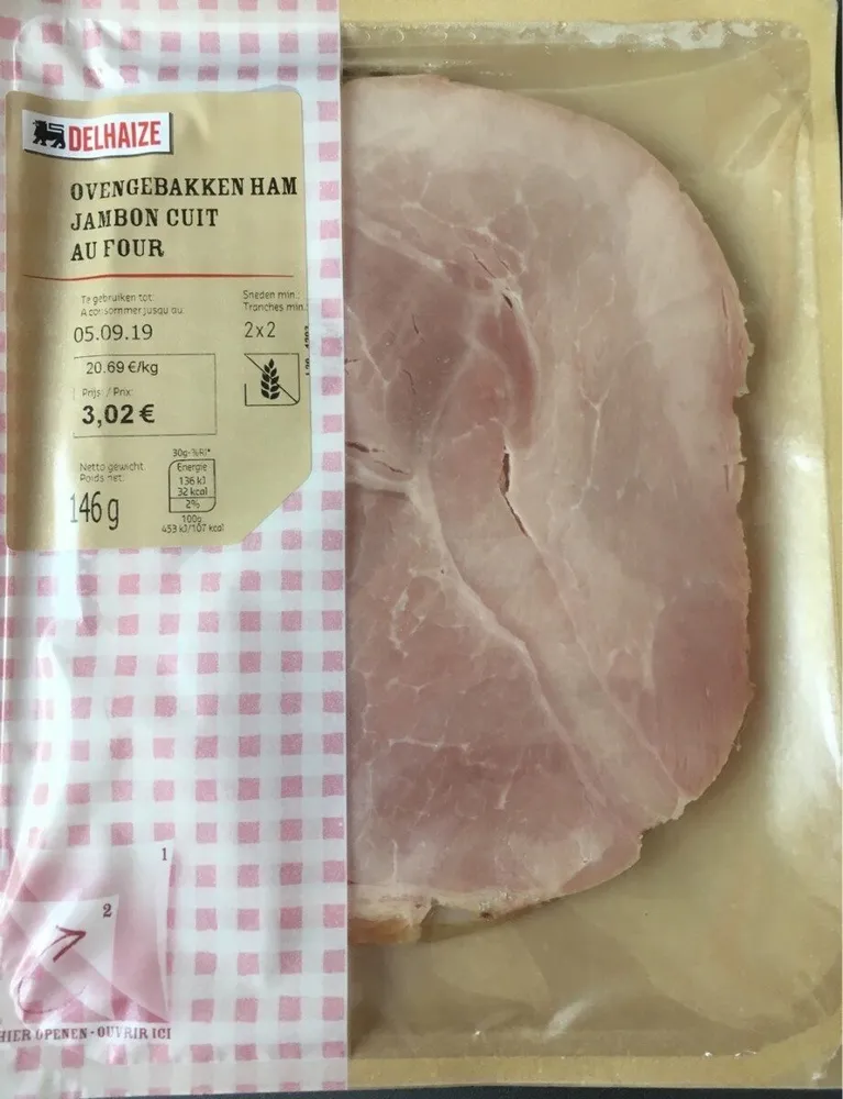 Jambon cuit au four