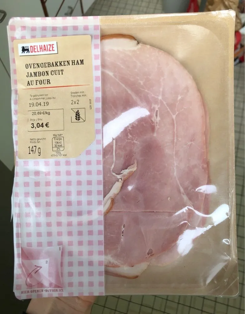 Jambon cuit au four / ovengebakken ham