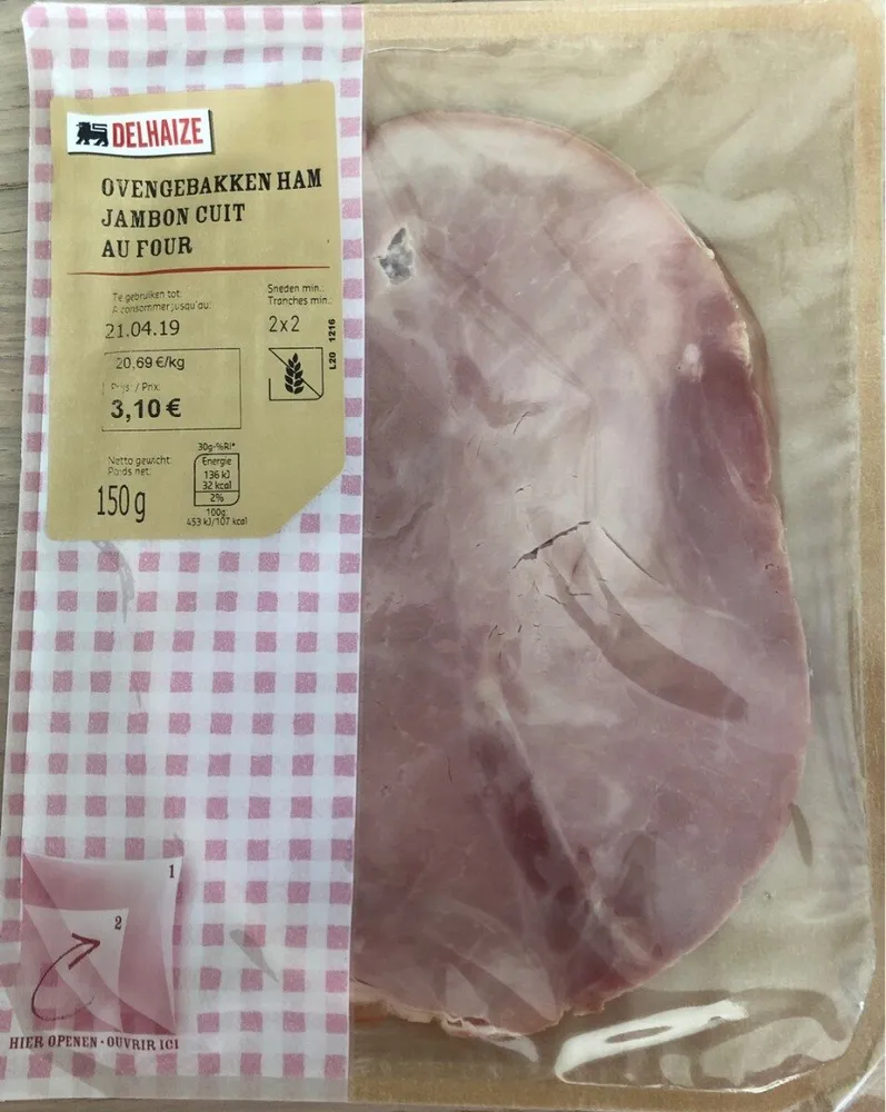 Jambon cuit au four