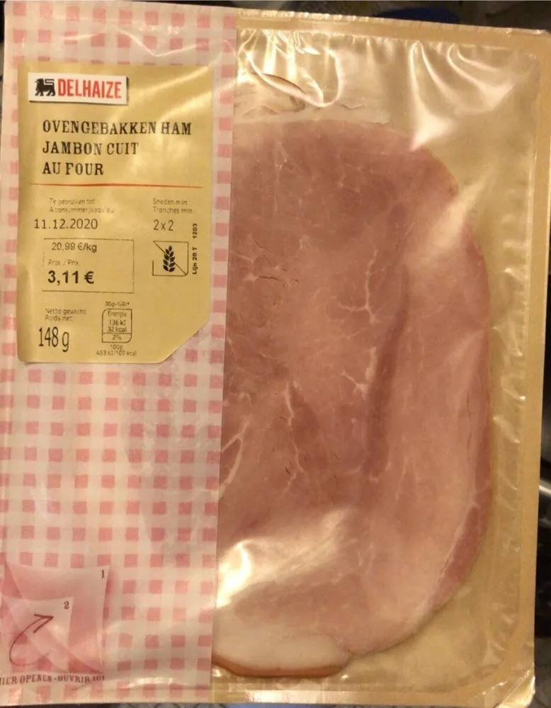 Jambon cuit au four