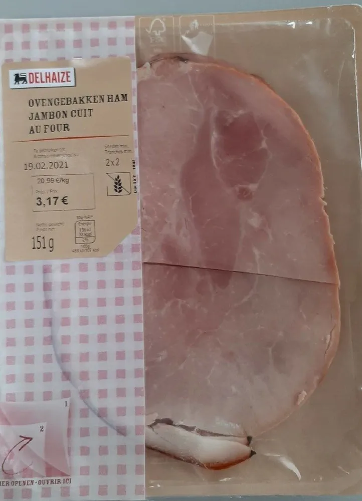 Jambon cuit au four