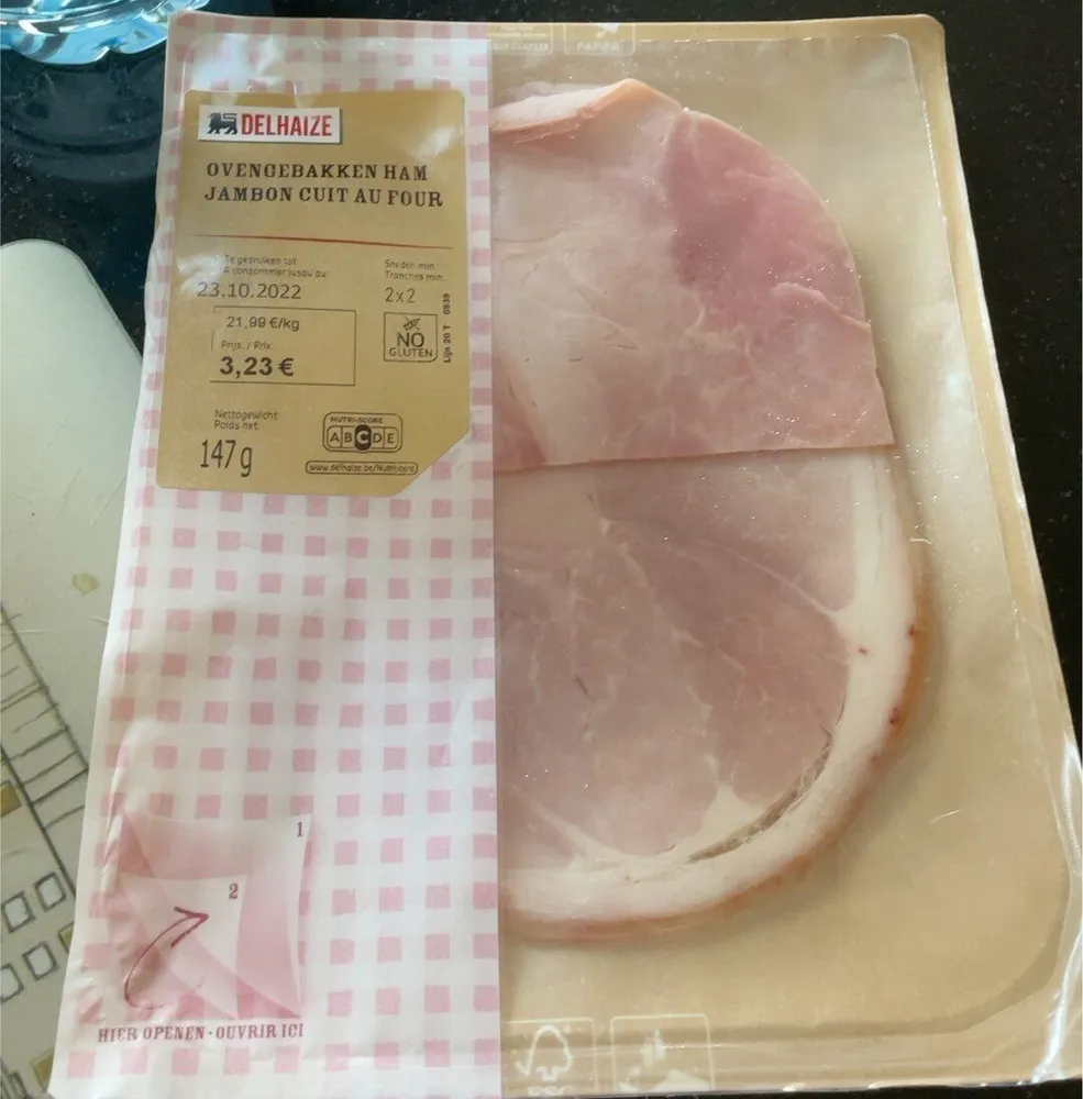 Jambon cuit au four