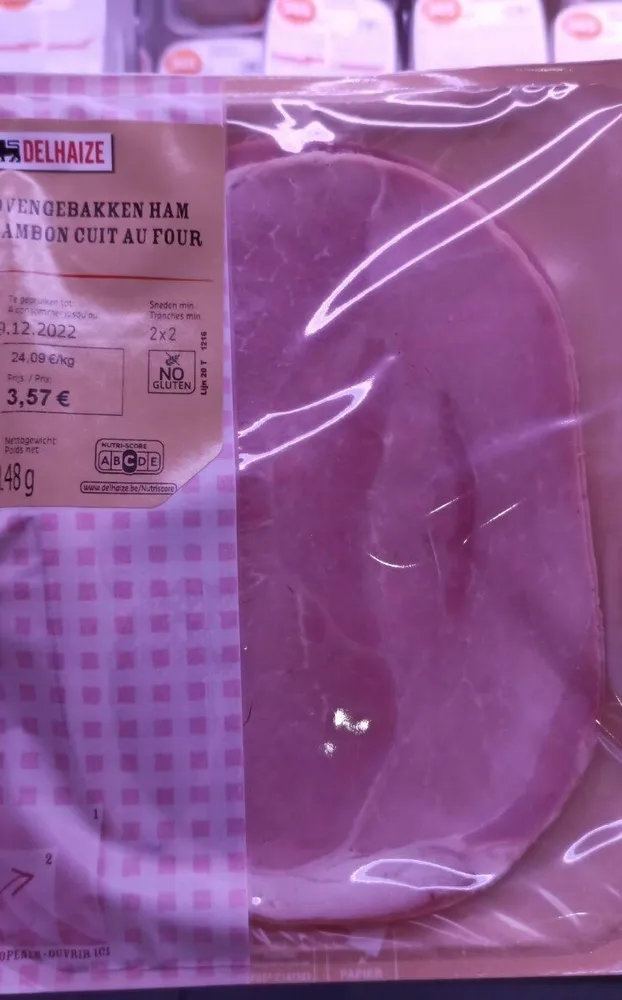 Jambon cuit au four