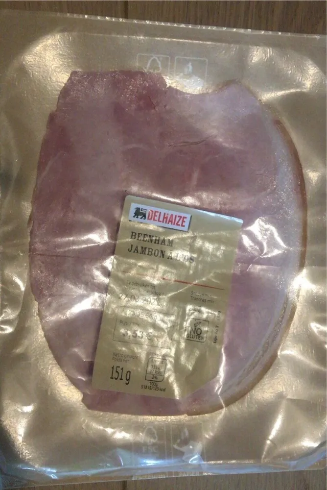 Jambon de porc cuit