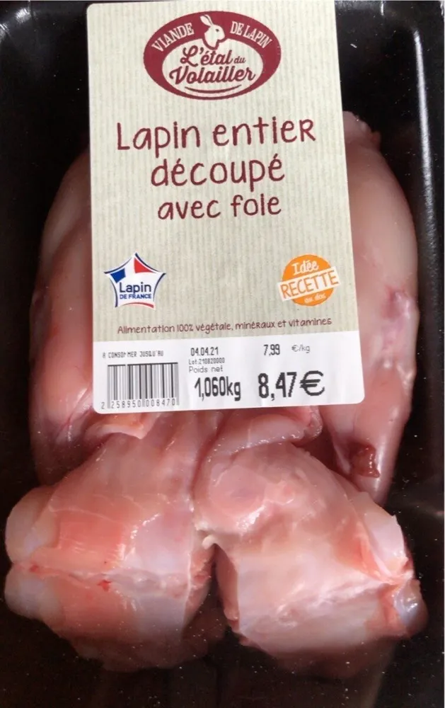 Lapin entier